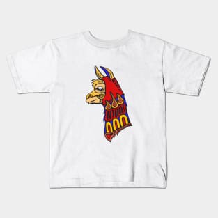 South American Colors and Lama Kids T-Shirt